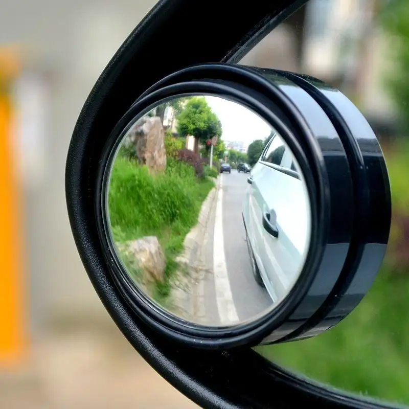 Specchietto retrovisore per Auto da 2 pezzi specchietto retrovisore rotondo piccolo specchietto retrovisore obiettivo grandangolare 360 gradi regolabile vista posteriore ausiliario