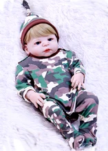 55CM Full Silicone Reborn babies dolls bebe alive bb reborn classic boy toy safe vivid Xmas birthday gift bonecas toy