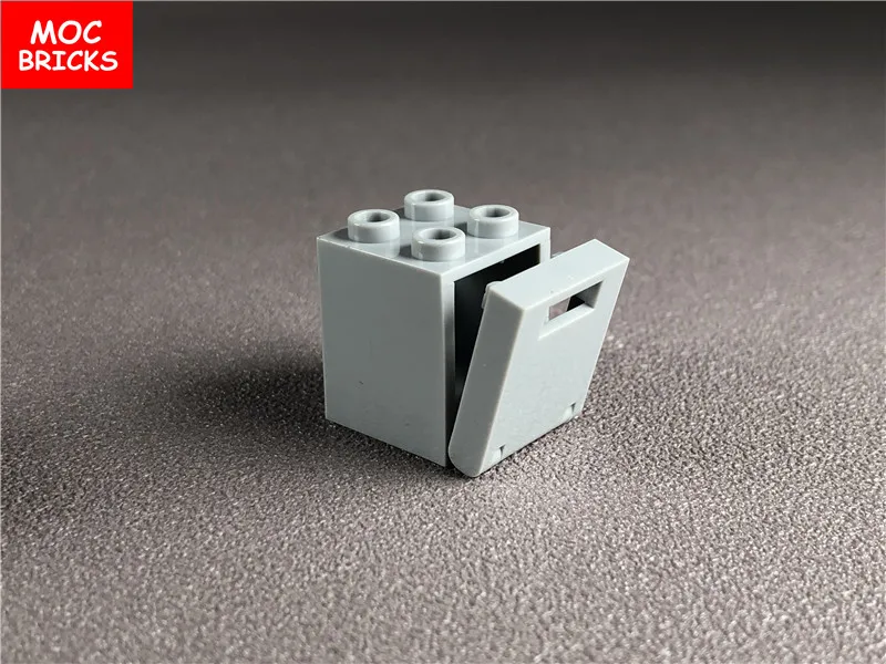 10 шт./лот кубики Moc 4345 почтовые ящики белый и серый светильник контейнеры 2x2x2 Звездные войны полиция DIY строительные блоки игрушки Детский подарок
