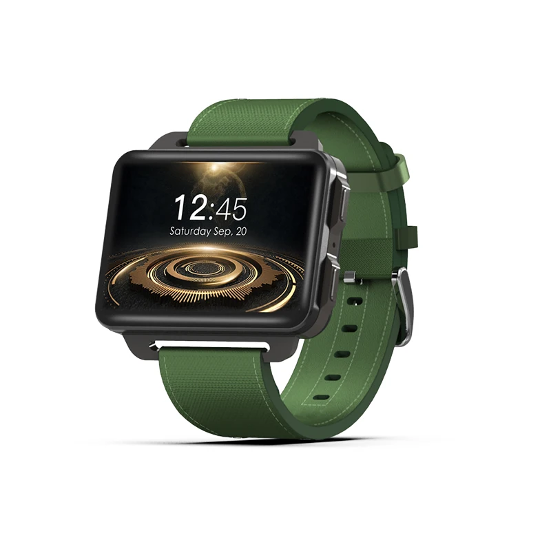 DM99 Смарт часы 3g wifi gps Android 5,1 OS 2,2 ''экран 2.0MP камера 1200 мАч батарея для смартфонов ram 1G Вибрация GSM - Цвет: Зеленый