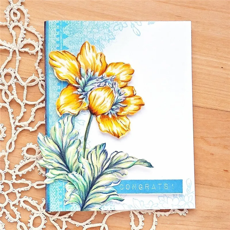 

Full of Peony Flowers Metal Cutting Dies and Clear Stamps Scrapbooking New 2019 Die Cuts for Card Making Fustelle Craft Dies