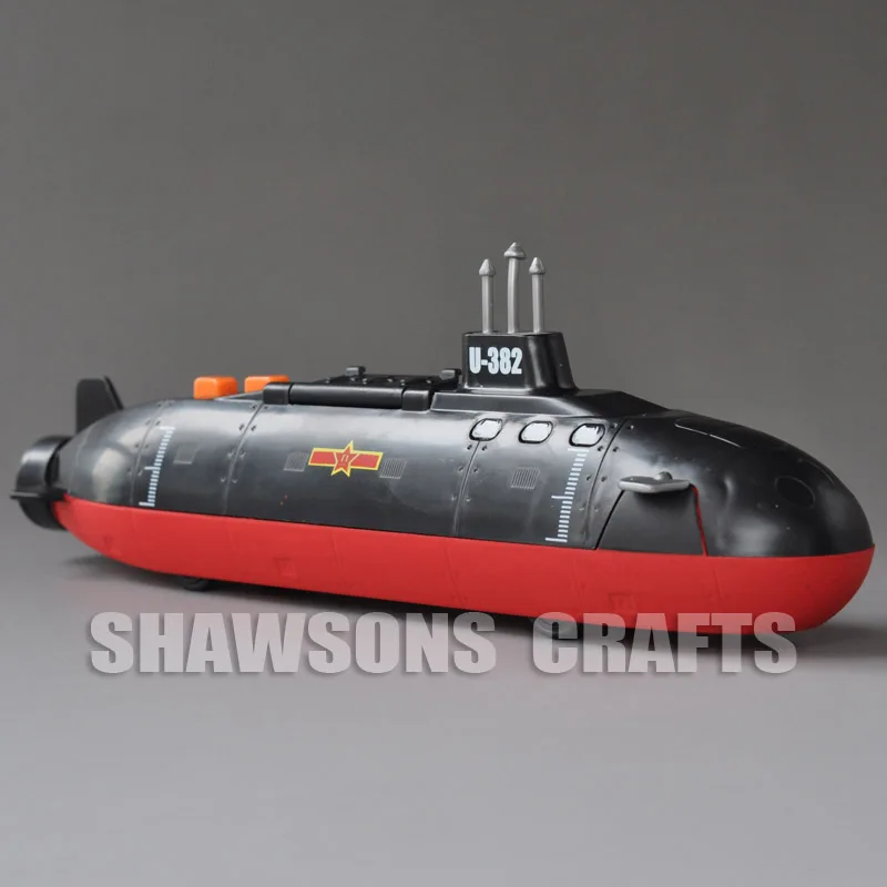 

Diecast Military Ship Model Toys 1:1400 Submarine Pull Back w/ Sound & Light