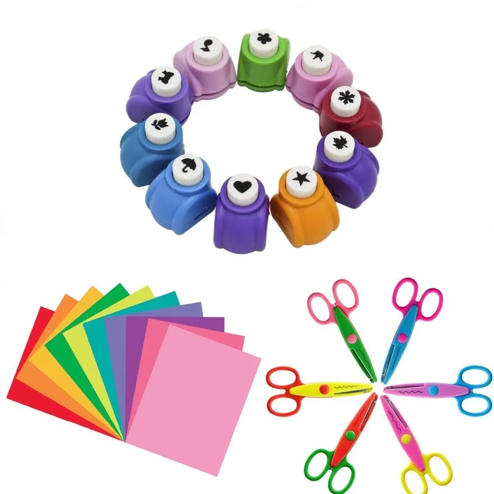 

Mini Paper Punch Set Handmade Crafts and Scrapbooking Tool For Photo Gallery DIY Gift Card Punches Embossing device