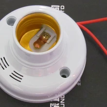 E27 звуковой и световой переключатель управления голос головы звук и свет управления основание светильника винт энергосберегающие лампы