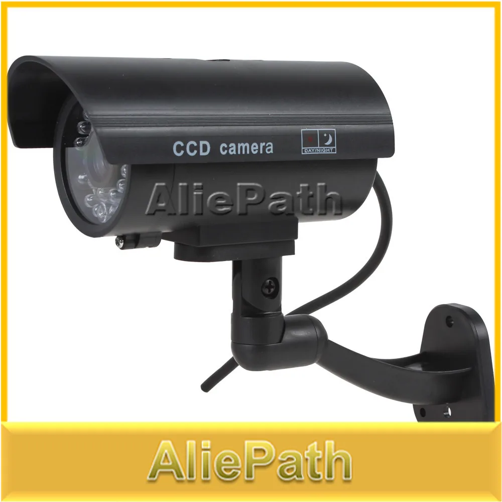 

NEW 5pcs Waterproof CCTV False Emulational Outdoor Dummy Security Camera Decoy with IR Wireless Blinking  Red LED