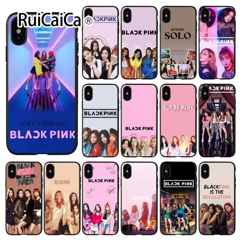 Ruicaica черный розовый клиент высокого качества чехол для телефона iPhone X XS MAX 6 6s 7 7plus 8