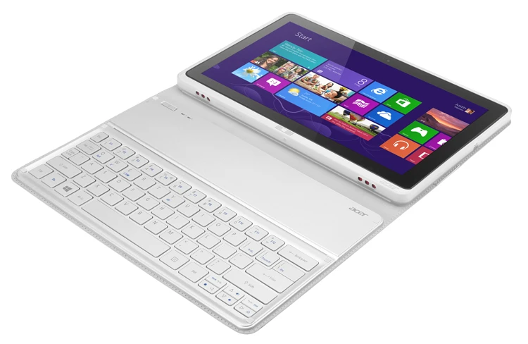 Acer iconia w700用のオリジナルのワイヤレスbluetoothキーボードケース,ヨーロッパのキーボード付き