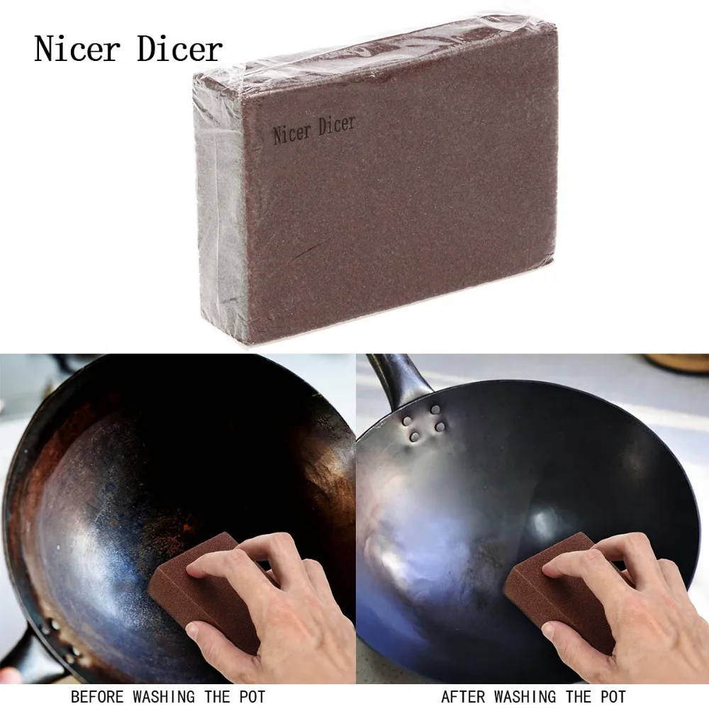 

2PCS Carborundum Sponge Magic Kitchen Clean Focal Stains Sponge Melamine Sponge Brush Washing Cleaning Sponge Cleaning Tool