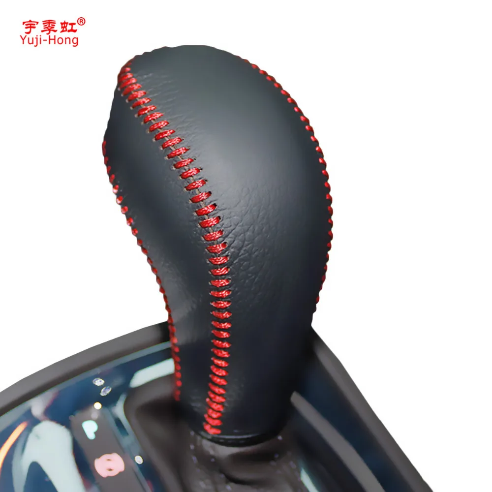 Yuji-Hong автоматическая коробка передач автомобиля чехлы Чехол для Buick Excelle GT/XT Regal авто Сдвиг ошейники из натуральной кожи ручной работы