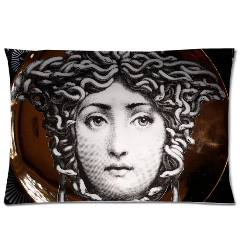 

Piero Fornasetti Work Two Side Printed Pillowcase Custom Pillow slip Rectangle Polyester Pillow Case&Pillow Cover 50x75cm