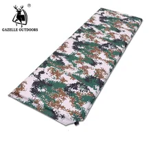 Одиночный человек камуфляж Надувная Подушка Открытый спальный коврик Автоматический надувной коврик