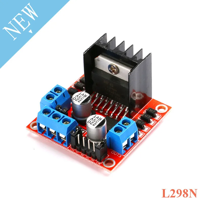

1PCS Smart Electronics L298N Stepper DC Motor Driver Shield Expansion Development Board for arduino DIY Car Robot Dual H Bridge