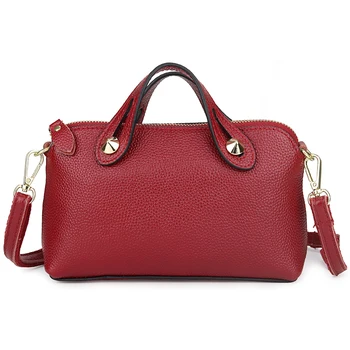 

New Arrivals Top-handle Messenger Bag Genuine Leather Small Flap For Ladies Luxury Female Bags Famous Brand Women 's Tote Bag