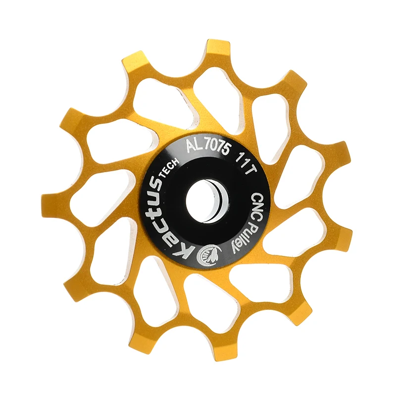 11T Ceramic Pulley CNC Machined Bicycle Rear Derailleur Steel Bearing Wheel MTB Road Bike Guide Roller Bearing Part Accessory Set 9g (7)