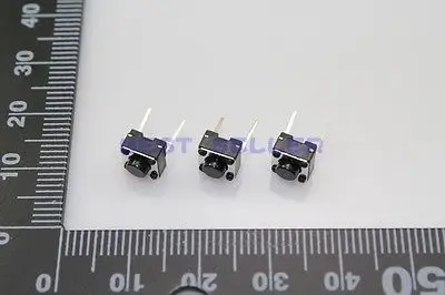 

200pcs Tact Switch Push Button 6*6*5 6mm*6mm*5mm 2pin Through Hole SPST-NO
