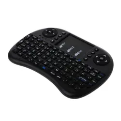 Английская 2,4 ГГц Беспроводная i8 Клавиатура Сенсорная панель Fly Air mouse для Android tv PS3