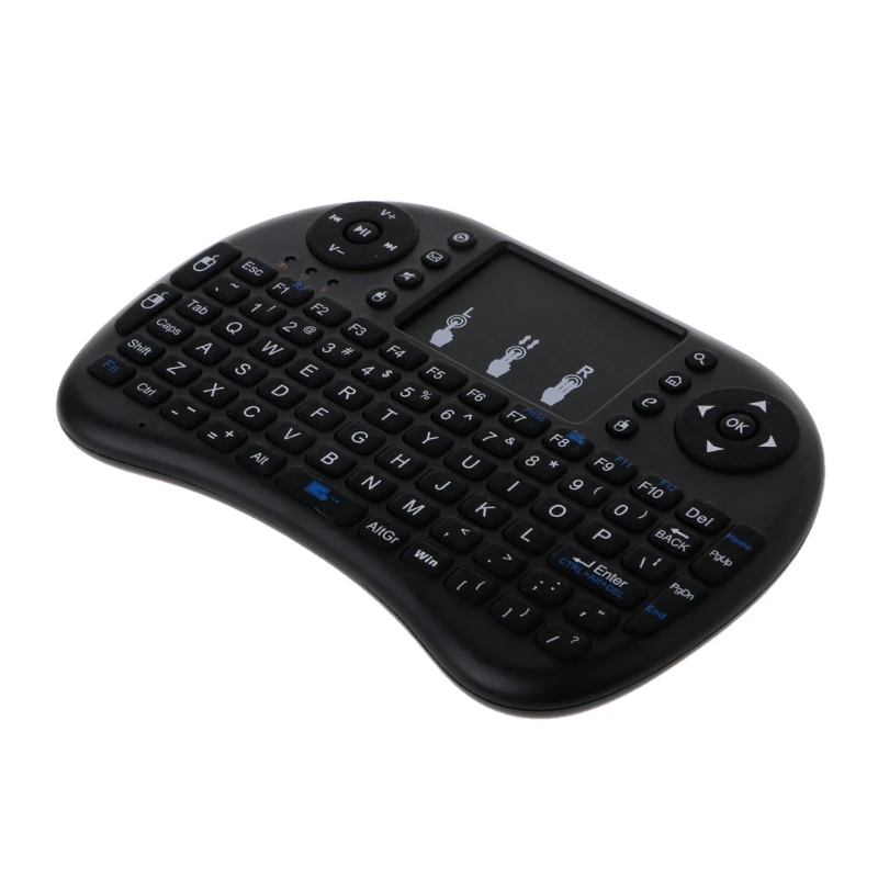 

English 2.4GHz Wireless i8 Keyboard Touchpad Fly Air Mouse For Android TV PS3