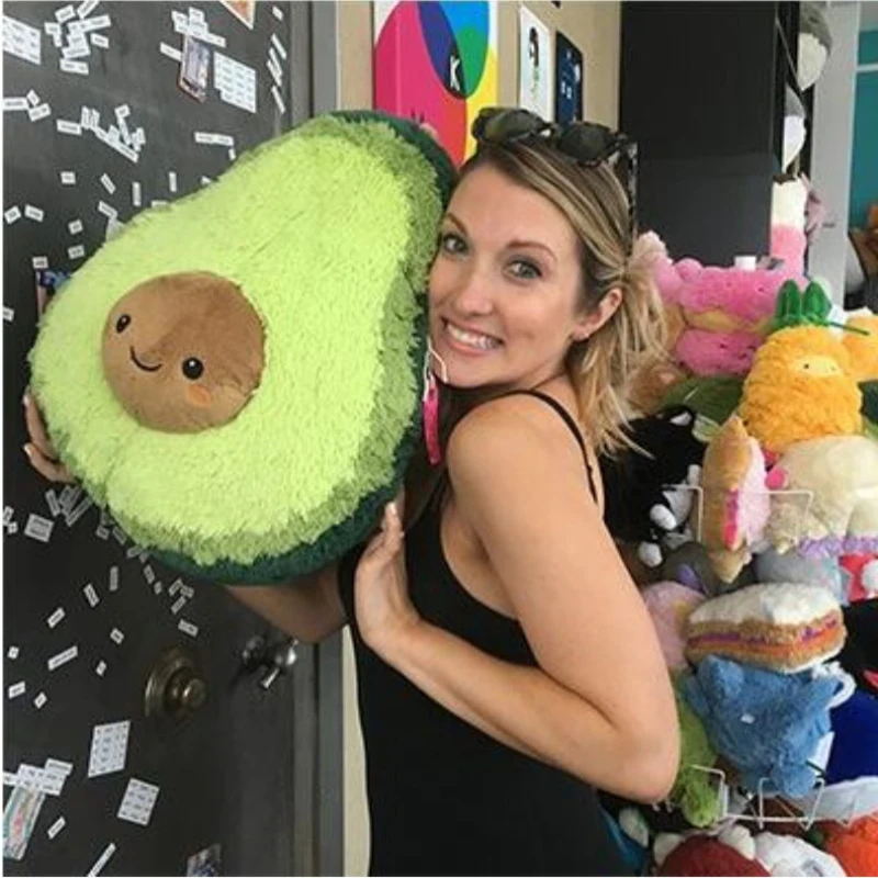 

Avocado Fruits Plush Plant toy Avocado Pillow Cushion Stuffed Dolls Soft Toys For Kids Christmas Gift