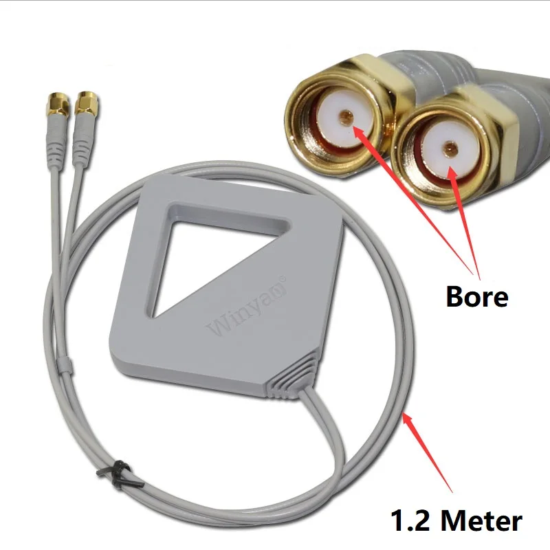 

Wireless Network Card Antenna for Wifi Adapter Router AP Dual Frequency 300M+867M Orientation 2.4G/5G 6db w/ Magnet Inside