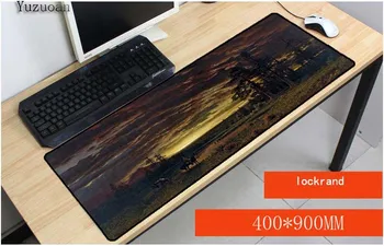 

Yuzuoan Free Shipping Abstract Painting Art Lock Edge Large pad to Mouse Notbook Computer Mousepad Gaming Desk Mouse Pad Gamer