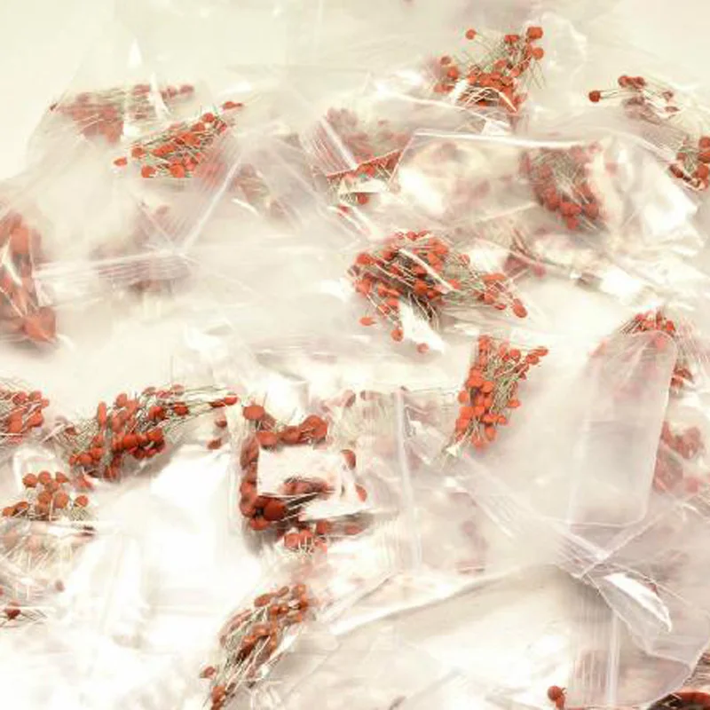 

50valuesX50pcs=2500pcs Ceramic Capacitor Assortment Kit 1PF ~ 0.1uF Pack