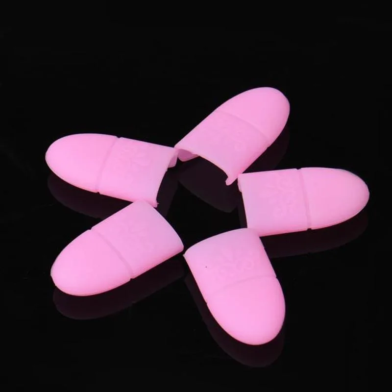 Силиконовый гель для удаления ногтей для женщин Гель-лак для ногтей Soak Off UV Tips для снятия ногтей Цветочный шарф для маникюра инструмент для дизайна ногтей TN - Цвет: Розовый