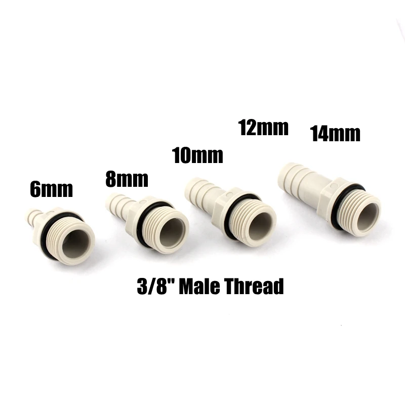 5 шт./лот нить 1/8 &quot2/8&quot 3/8 &quotна 6 14 мм разъем POM Pagoda мягкая труба для воды фитинги