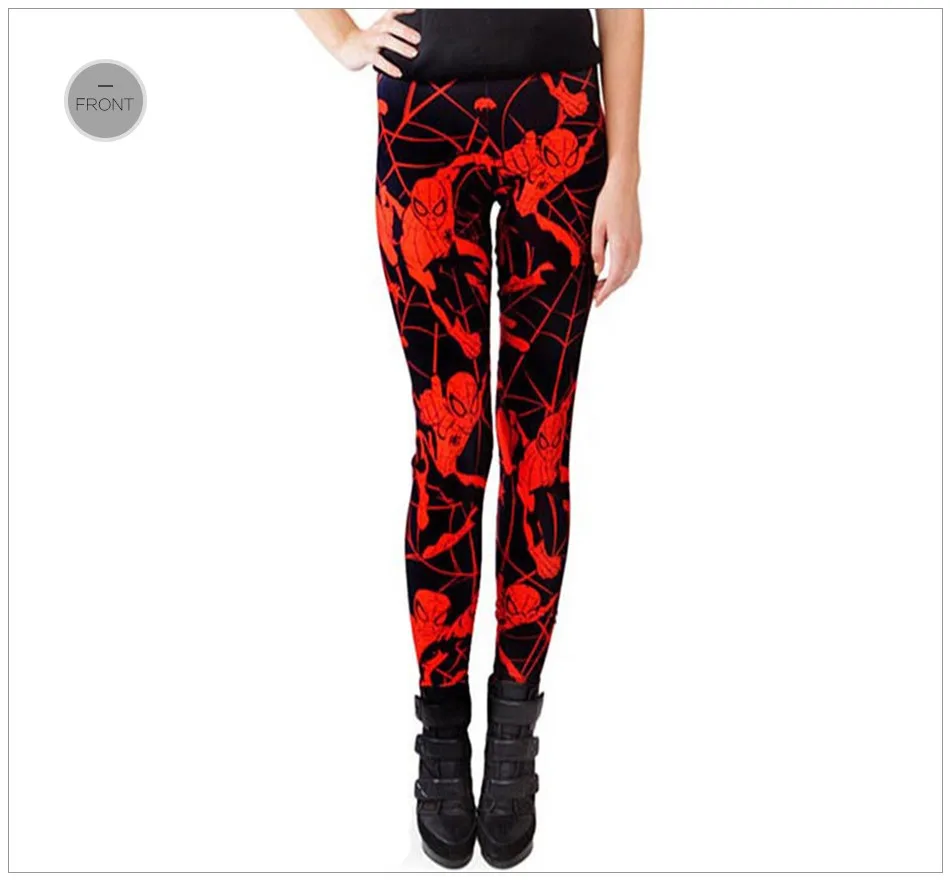 [You're My Secret] Sexy Joker Girl  Super Hero CosPlay Comic Cartoon Deadpool Classic Print leggins Women Leggings Fitness yoga pants for women