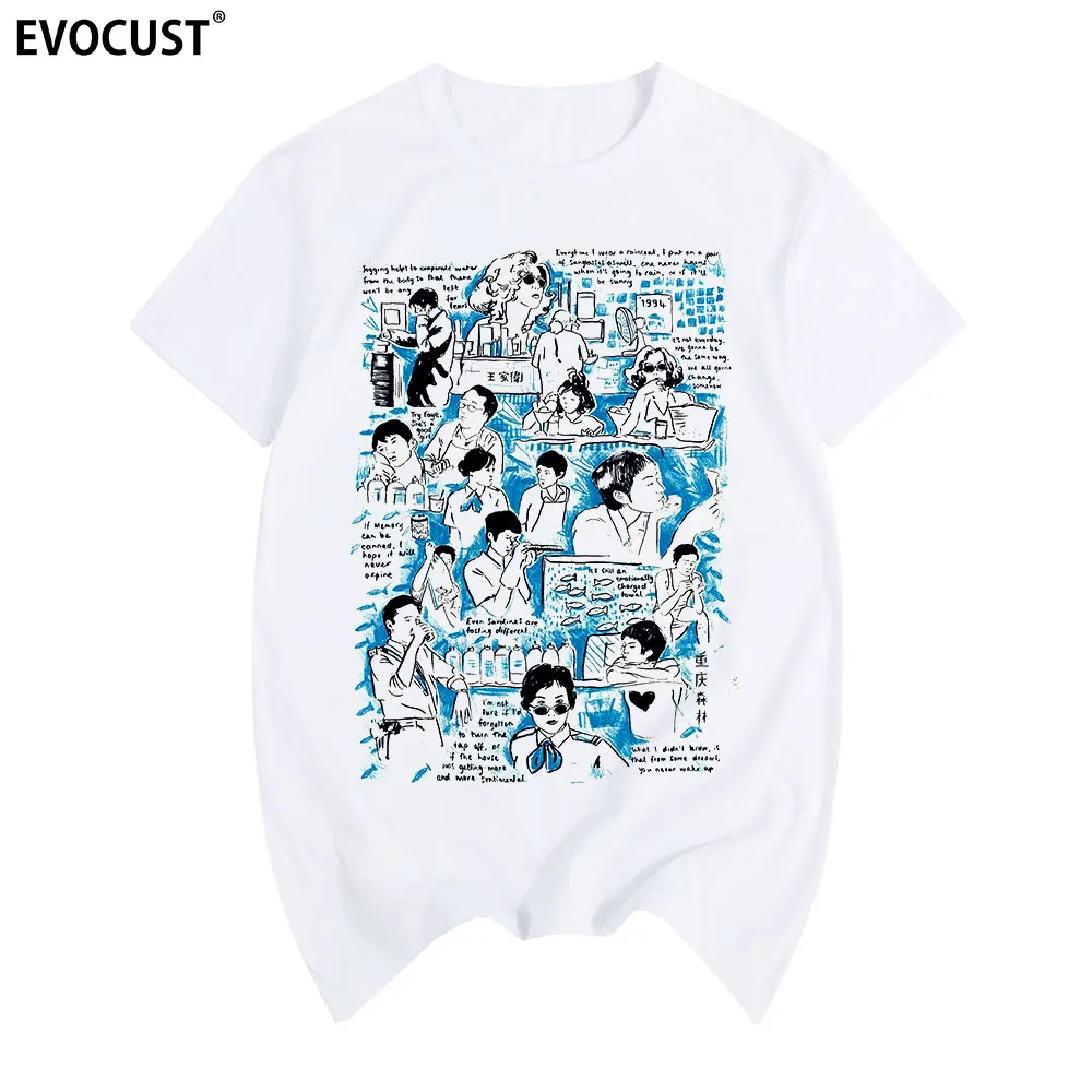 

chungking express music film T-shirt Cotton Men T shirt New Women Summer Tee