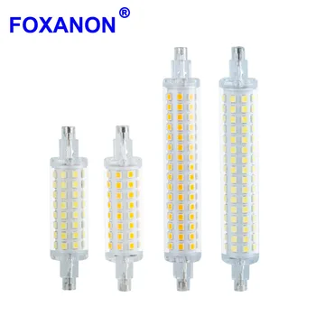 

R7S LED Lamp Replace table reading Lighting 220V 110V Night Light Bulb LED chip 2835 SMD 78mm 118mm Halogen spotlight Lamparas