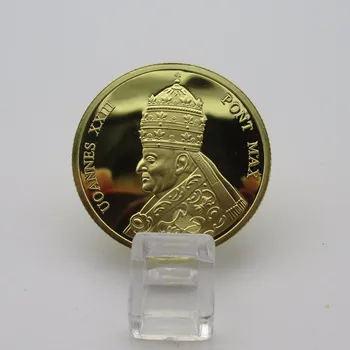 

John XXIII Vatican Pope Gilt Metal Coins Commemorative Coins