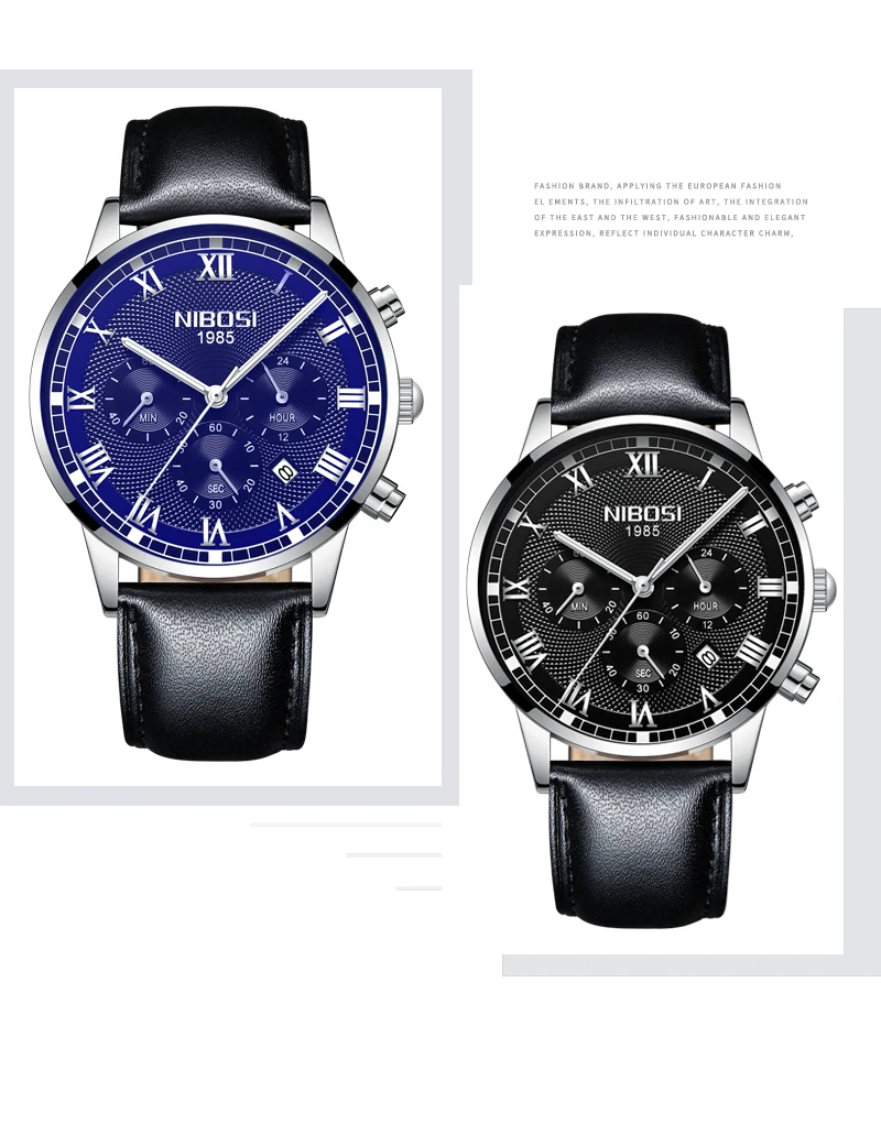 NIBOSI Mens Sport Watches Men Waterproof Luxury Brand Watch 2018 Fashion Full Steel Analog Quartz Wristwatch Relogio Masculino   (25)