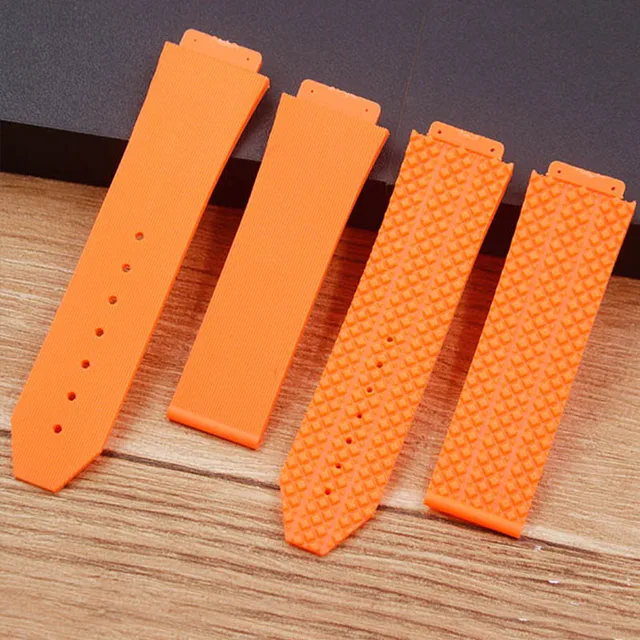 US $9.98 Watch Accessories Rubber Strap For HUBLOT Big Bang Series Sports Waterproof strap men's watch strap