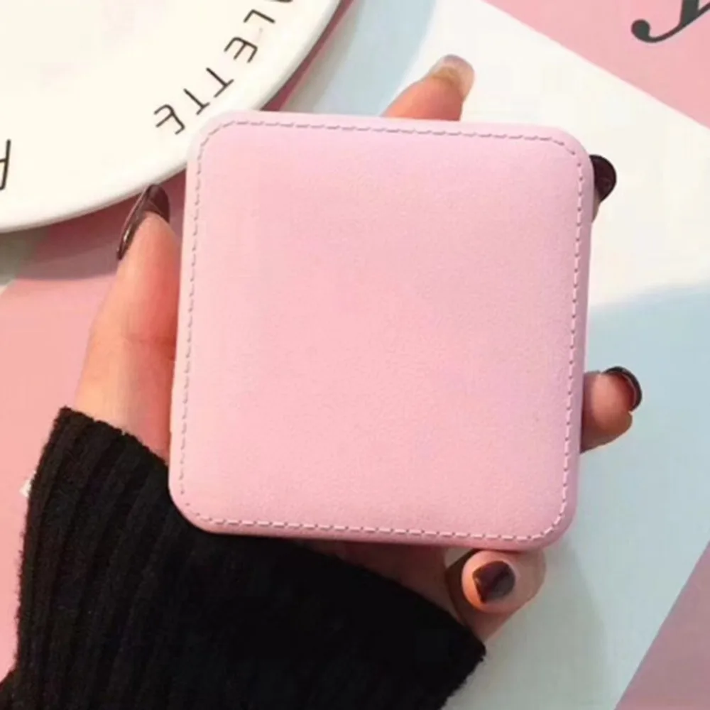 Small Size Soft PU Leather External Power Bank 6000mAh Outdoor Travel Battery Charger Power Supply for Smartphones