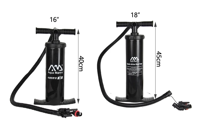 Двойного действия инфляция высокого давление насос ручной каякинга доска на ножках сёрфинг надувная лодка B0302524