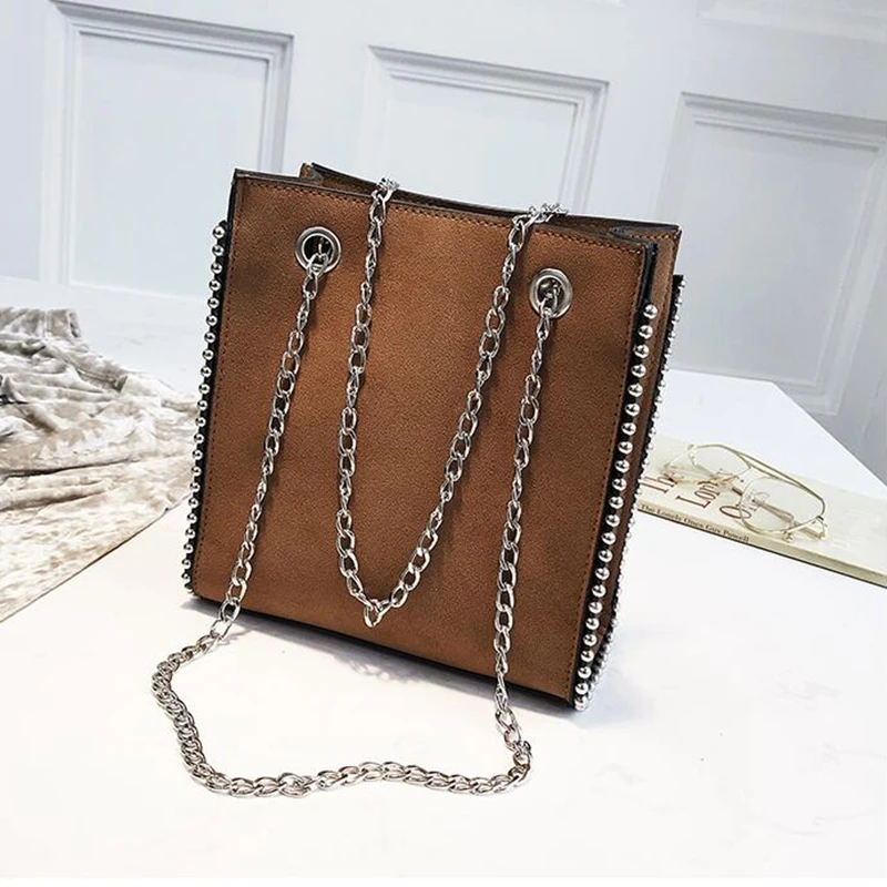 

Fashion Female bag Women's Designer Handbags New Quality Matte PU Leather Women bag Chain Tote Shoulder Crossbody Bag F427