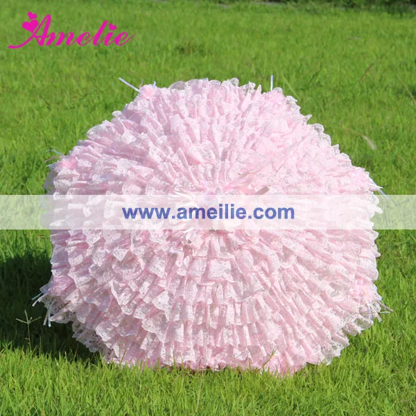 

Free Shipping Pink Lace Wedding Umbrella