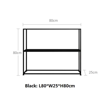 Скандинавский минималистичный крыльцо кованая железная полка для чая спальня для хранения в полу полка гостиная диван задняя разделительная полка