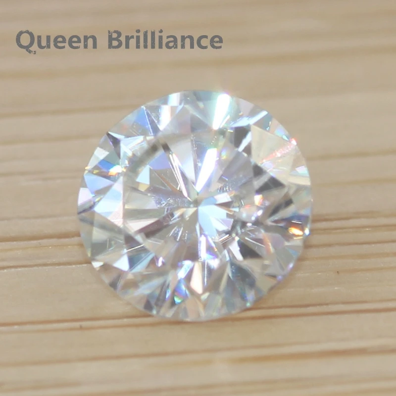 Moissanite 5 Carat Ct 11MM Round Brilliance No Less Than GH VVS2
