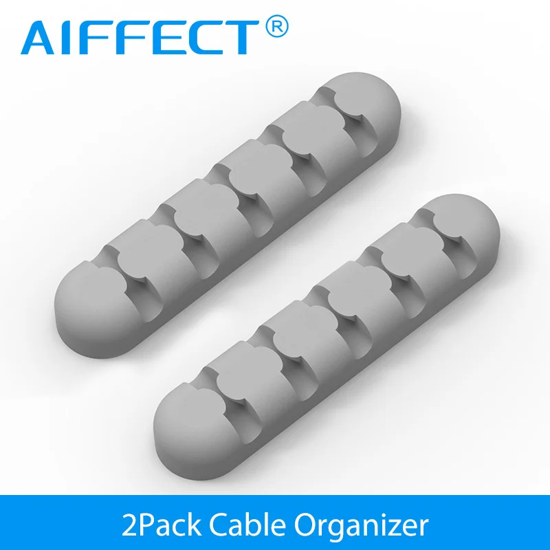 AIFFECT Silica Gel Material Wire font b Cable b font Management for Desktop Wall Wire font