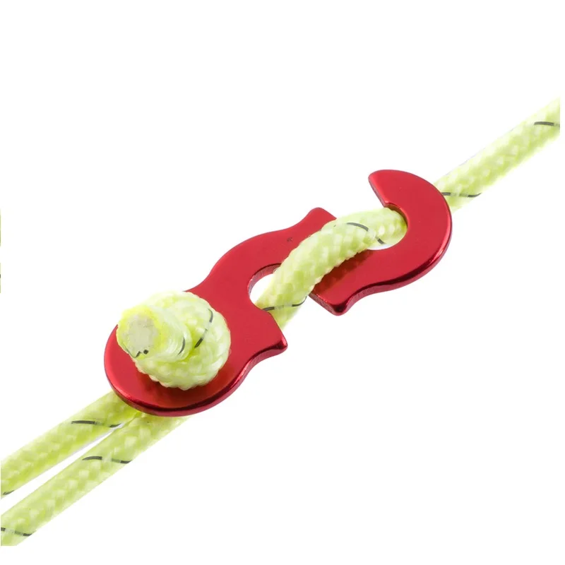 Naturehike 4pcs/lot Antislip Aluminum Guyline Cord Tent Adjuster 12m