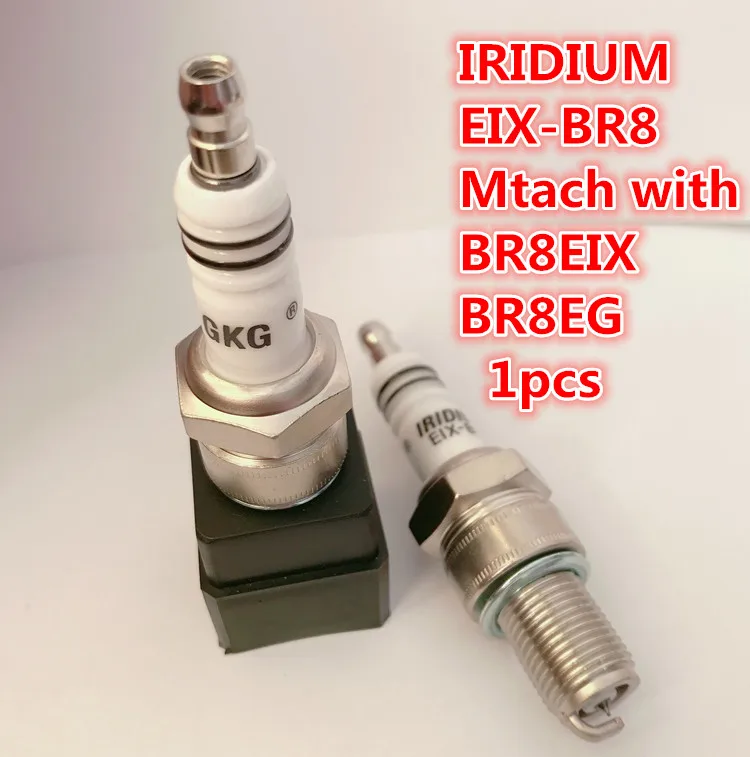 Горячая GKG iridiuum Свеча зажигания EIX-BR8 1 шт. для BR8ES BR8EIX BR8EG BR8ECS BR8ES-11 IW01-24 IW24 W24ESR WR4CC WR4CP F8RC RN2C RN3C
