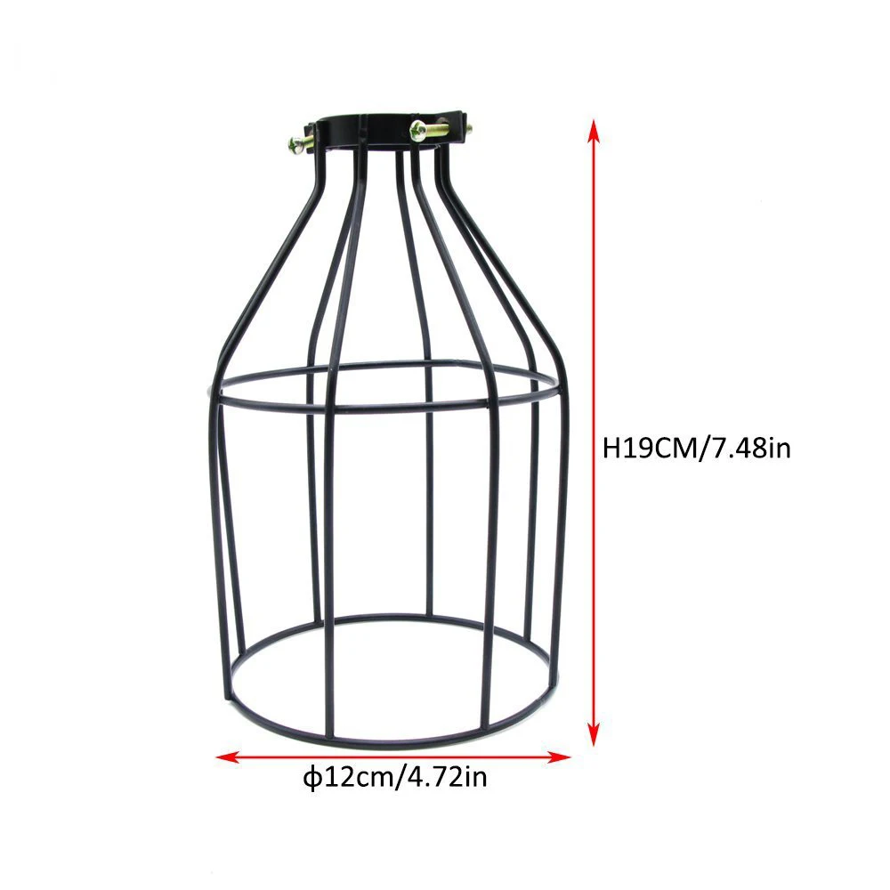 Новый 2 шт. Новинка креативный DIY железная клетка для птиц дизайн Винтажный абажур