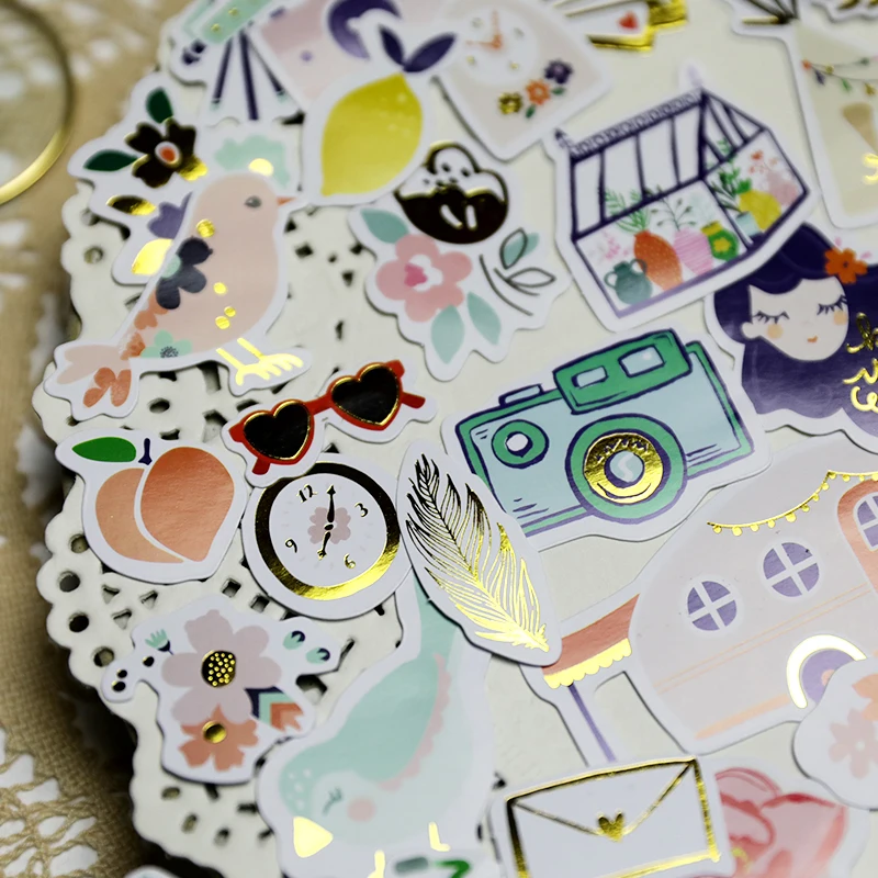 Kscraft 52pcs Love Songs Paper Stickers For Diy Scrapbooking/photo Album  Decoration Card Making Crafts - Stickers - AliExpress