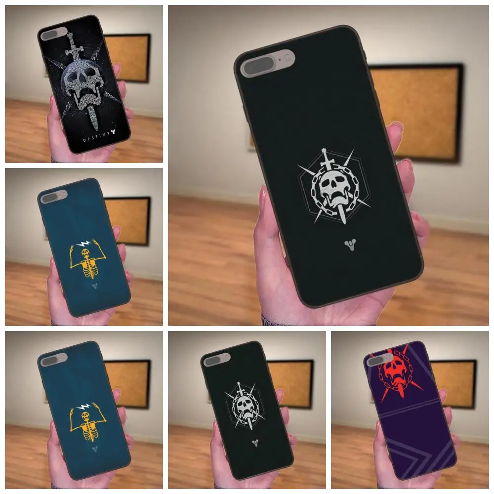 

Soft Cover Cases For Xiaomi Mi Mix Max Note 2 2S 3 5X 6 6X 8 9 SE A1 A2 Lite Play Pro F1 Popular Game Destiny Raid Skull Emblem
