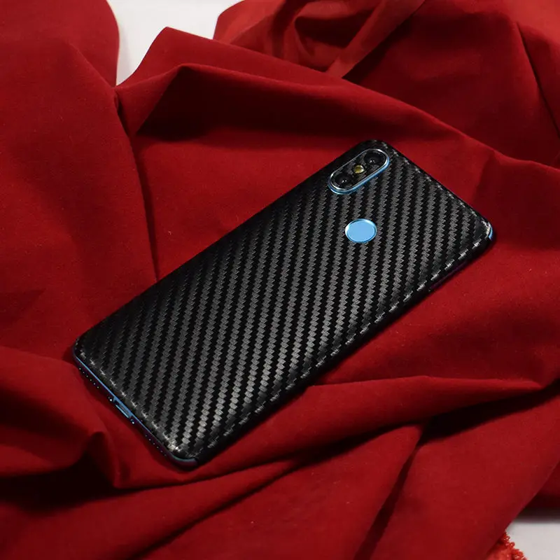 Phone Back Cover Film For Xiami Mi A2 6X LeatherCarbon Fiber Wood Skins Protective Paste Stickers For Xiaomi A2  MiA2 6X 5 (26)