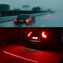 Автомобильный лазерный задний противотуманный фонарь для предотвращения столкновений, автомобильный фонарь, торможение, стояночный сигнал, сигнальные лампы, универсальные светодиодные задние противотуманные фары для автомобиля