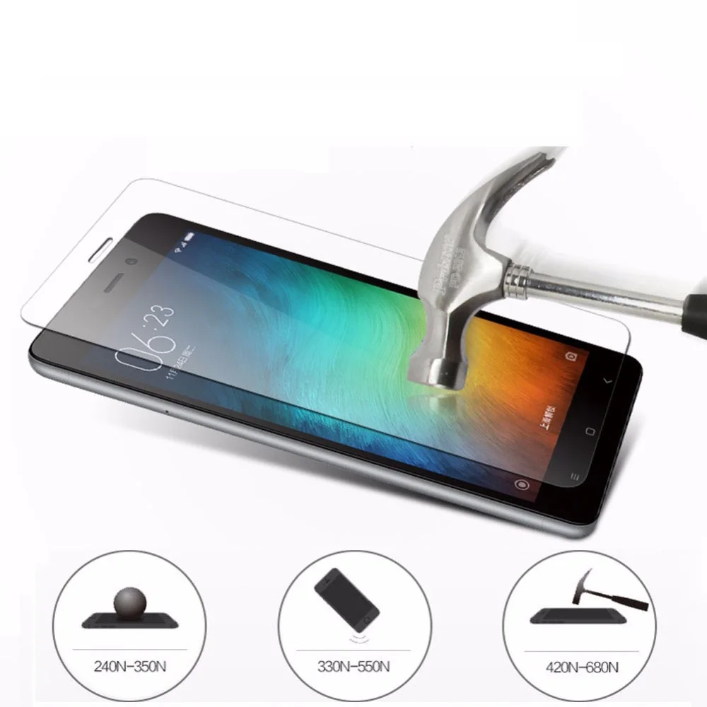 

Top quality 9H 0.26mm Tempered Glass For Xiaomi Redmi 4 Prime Screen protector For Xiaomi Redmi 4 Pro Film Protector Clear Sklo
