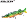 WDAIREN Artificial Pike Lure Multi Jointed Bait 12.5cm 22g Lifelike Crankbaits Sea Fishing Tackle Wobblers Swimbait  9 Joints ► Photo 2/6