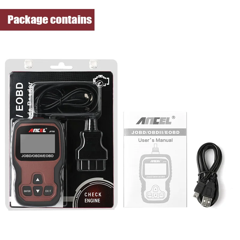 Автомобильный сканер ANCEL JP700 OBD2 для японского автомобиля OBD 2 диагностический